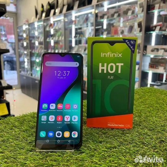 Infinix Hot 10 Play, 4/64 ГБ