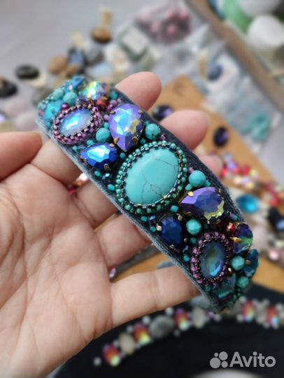 Ободки и кокошники ручной работы