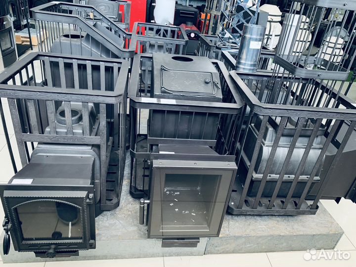 Печь дровяная для бани