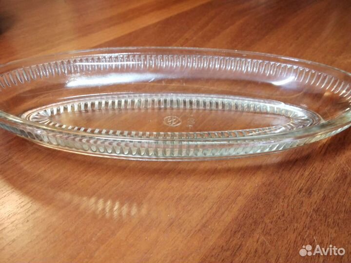 Селедочница стеклянная СССР