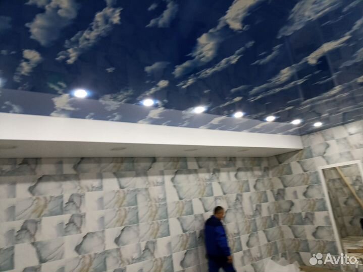 Монтаж натяжных потолков