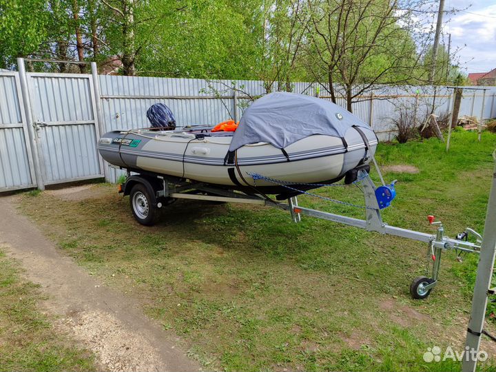 Комплект: лодка, мотор, прицеп