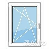 Окно глухое 640x1630