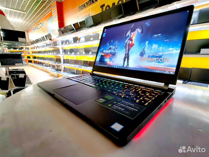 Игровой Xiaomi 15.6''IPS Core i7 7Th 16Gb gtx1060