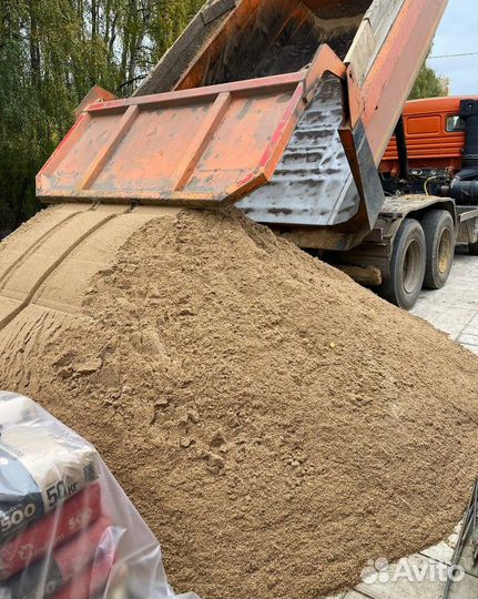 Песок и щебень с доставкой