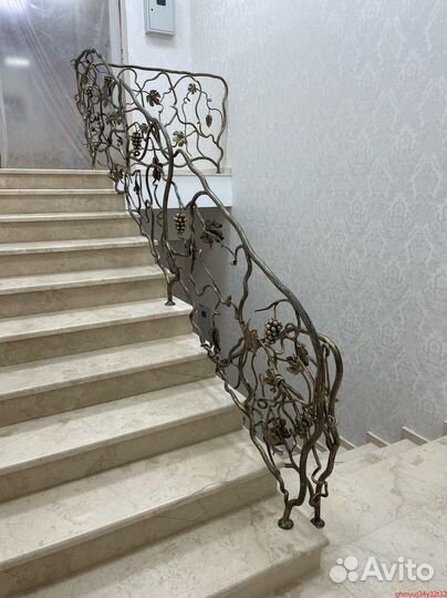 Кованые перила для лестниц