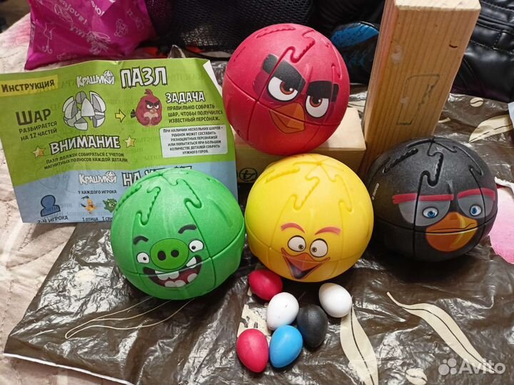 3D пазл Крашики Энгри Бердс