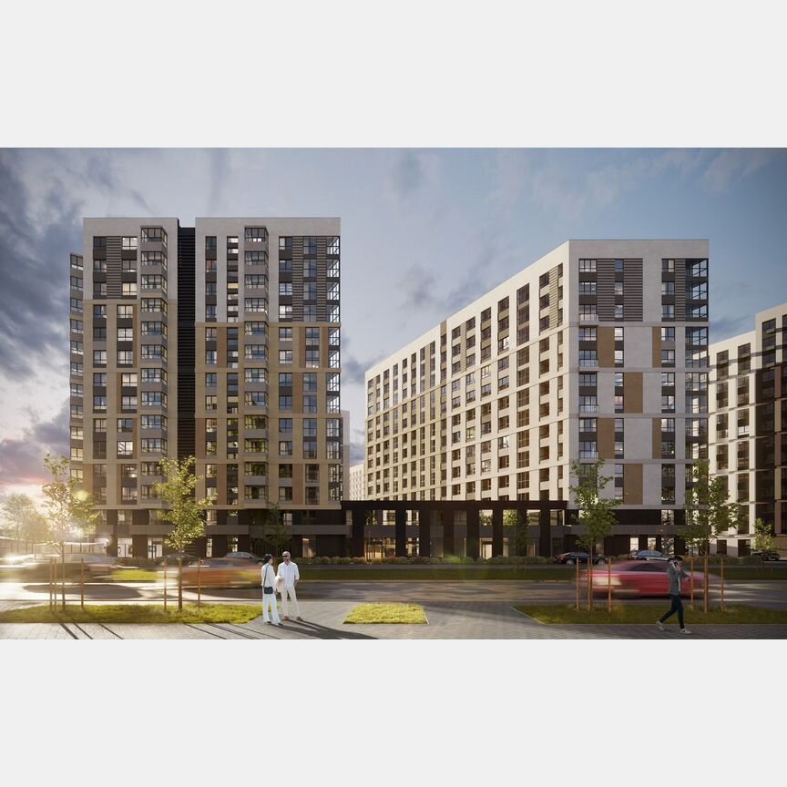 1-к. квартира, 35 м², 6/14 эт.