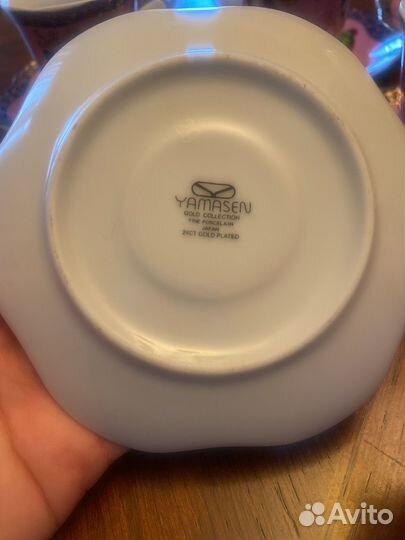 Кофейный сервиз из фарфора Yamasen, Япония
