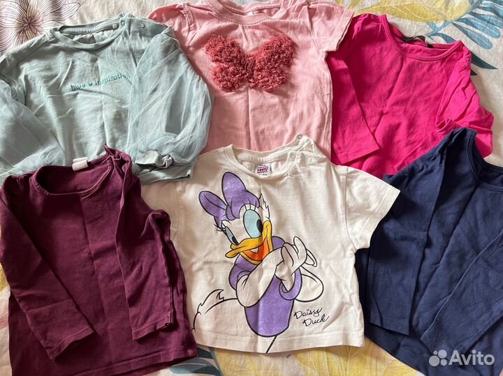 Футболки для девочки 80-86