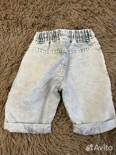 Джинсовые шорты комбинезоны 92cm