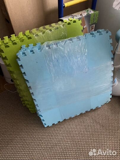 Мягкий пол модульный 60*60, коврик-пазл, 20 шт