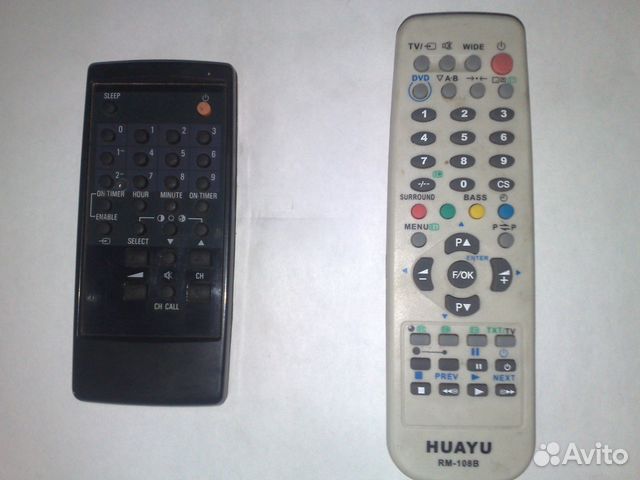 Пульты для телевизоров