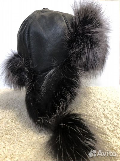 Шапка ушанка женская