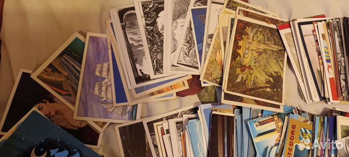 Открытк советские СССР, иностранные