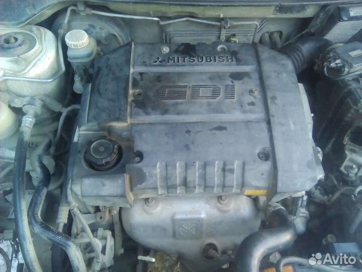 Двигатель с навесным, с АКПП, 4G93