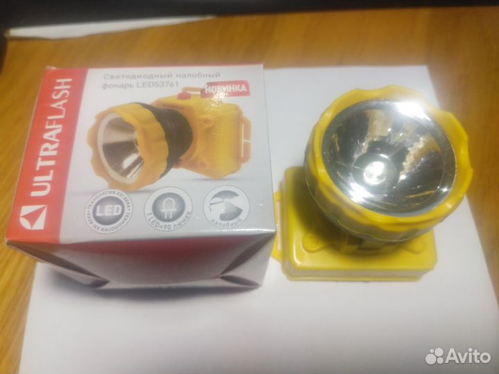 Фонарь налобный Ultraflash LED53761