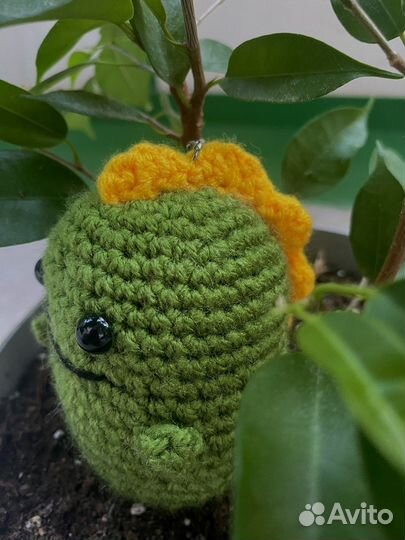 Игрушка, мягкая игрушка, брелок вязаный