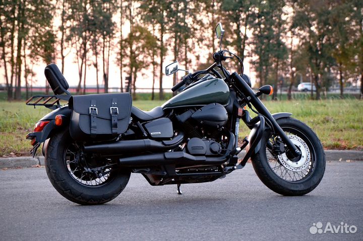 Honda VT 750 Shadow Phantom (C2B) Adventure Green