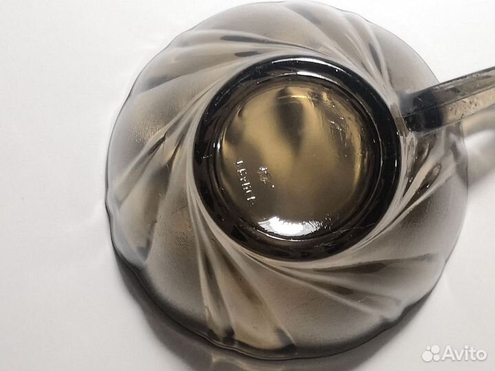 Duralex vereco франция Чашка с блюдцем 6 штук