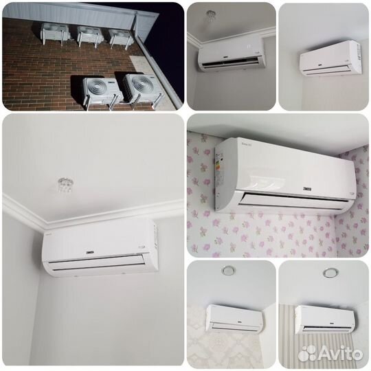 Сплит-система с монтажом