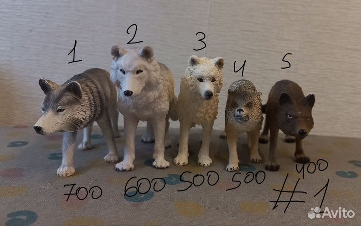 Фигурки животных Schleich, Papo, CollectA, Mojo