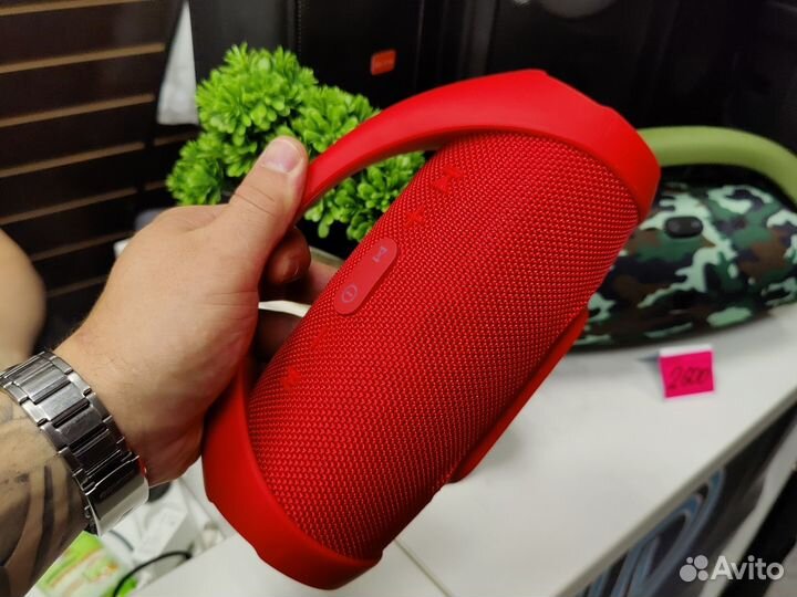 Колонка портативная Boombox mini красная