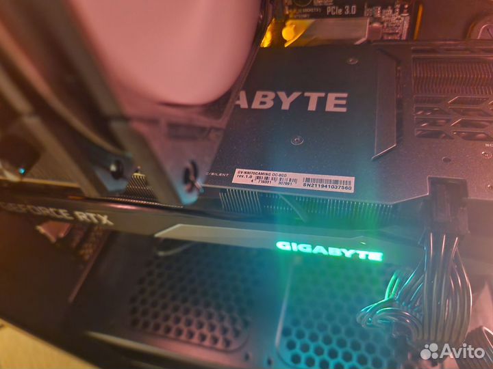 Видеокарта Gigabyte RTX 3070 8gb (не LHR)