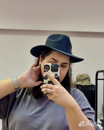 Шляпа фетровая женская