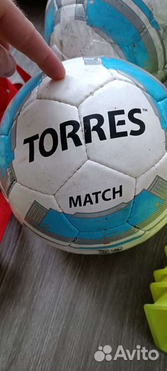 Футбольные мячи Torres +фишки+лестница