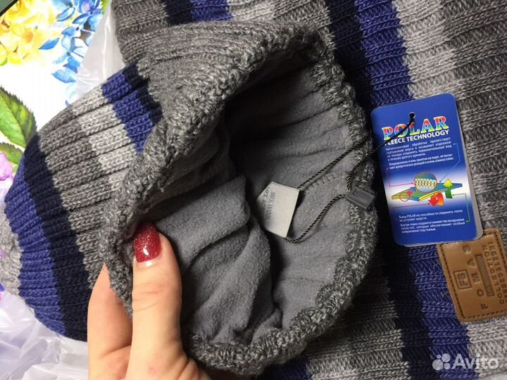 Шапка снуд клмплект для мальчика