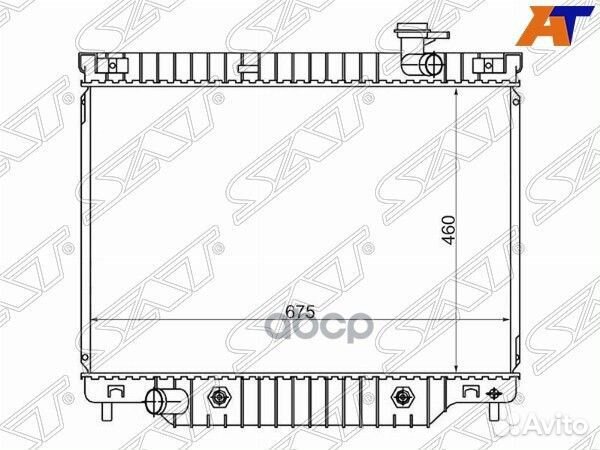 Радиатор Chevrolet TrailBlazer 01-10 / GMC Envo