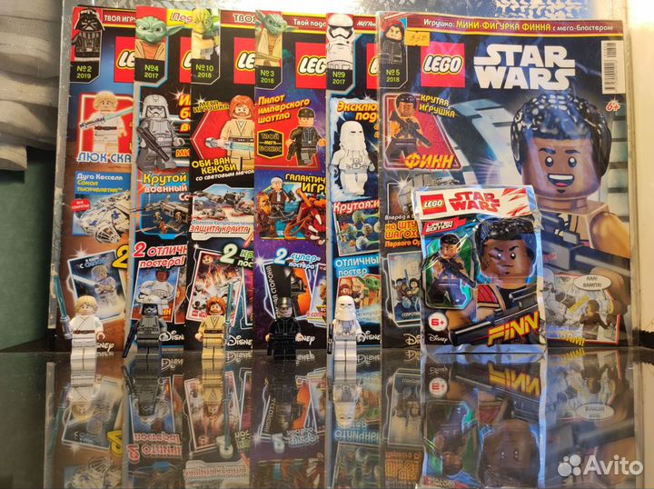 Коллекция журналов с минифигурками Lego star wars