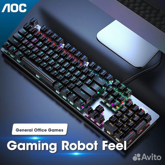 Механическая клавиатура AOC GK410 с русскими буква