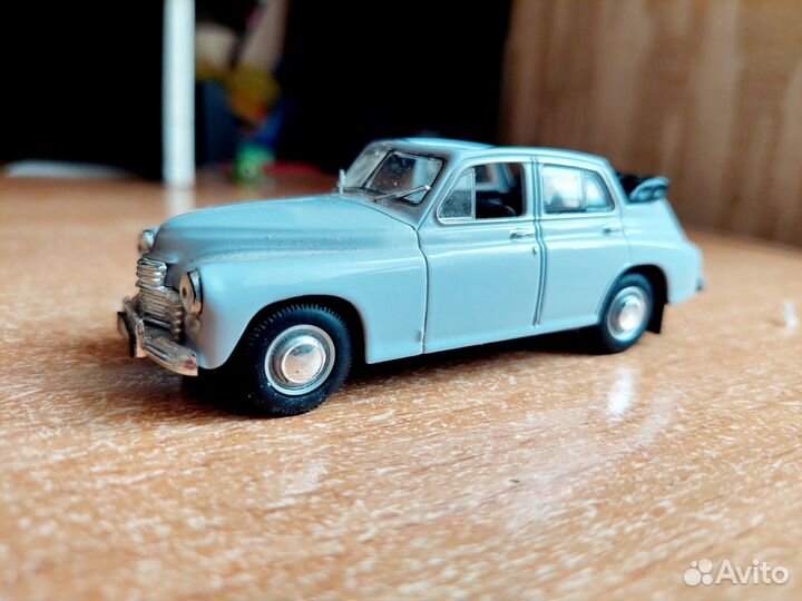 Газ-М20 Победа кабриолет Deagostini 1:43 + журнал