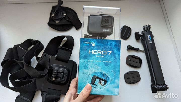 Экшен камера GO pro 7 silver