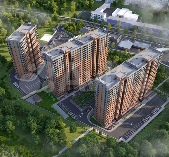 3-к. квартира, 85,7 м², 6/19 эт.