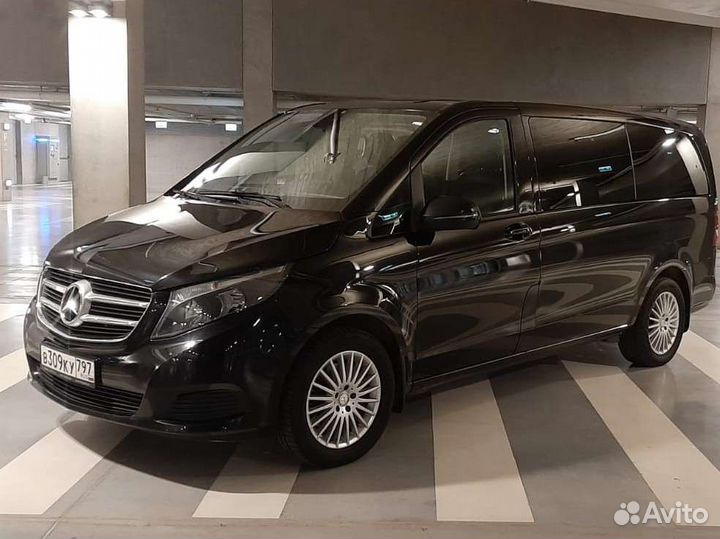 Аренда минивэна с водителем, мерседес v class