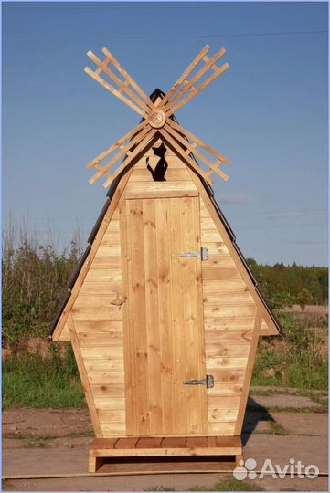 Дачный туалет с дельфином лхм 410