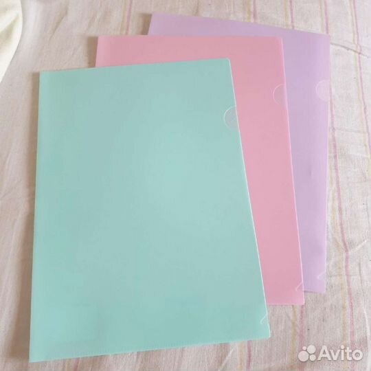 Файлы а5, папки, скоросшиватели А4, новые