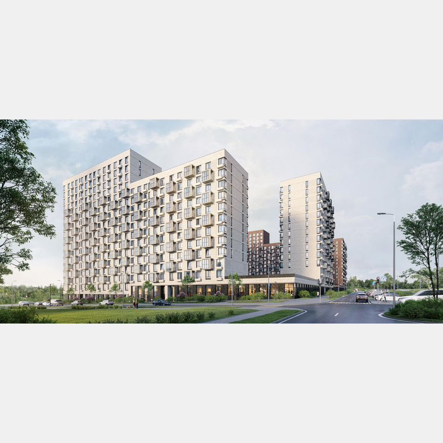 2-к. квартира, 60,1 м², 3/17 эт.