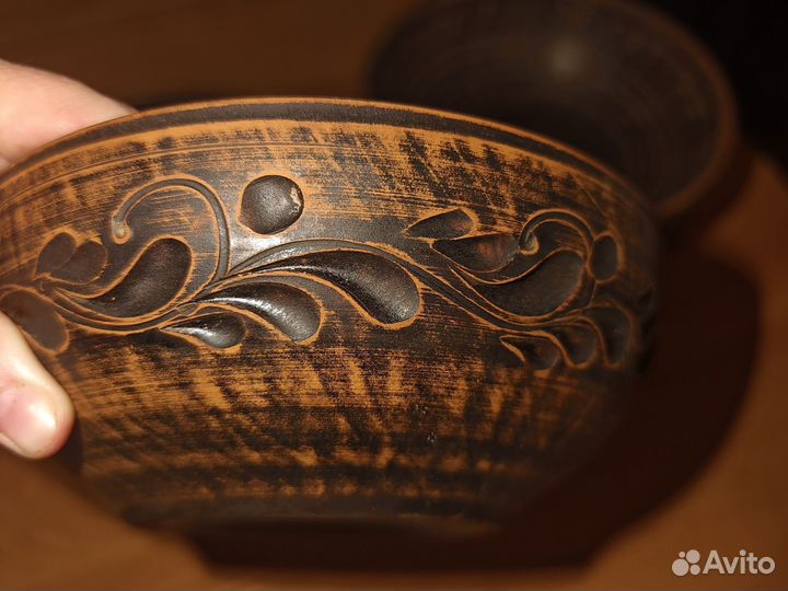 Миски глина новые