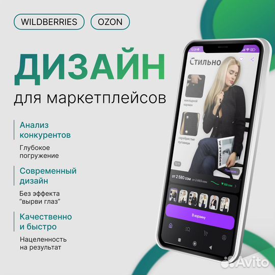 Дизайн инфографики для маркетплейсов