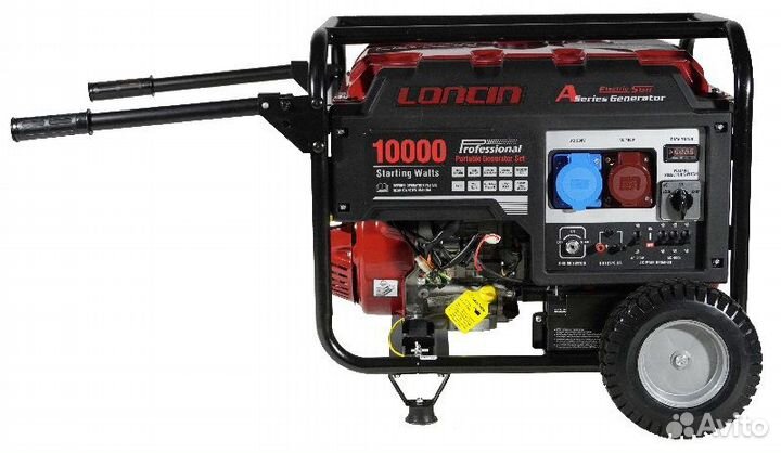 Генератор проф. Loncin LC10000D380В/220в 8,5 квт
