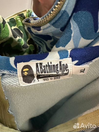 Зип худи bape shark