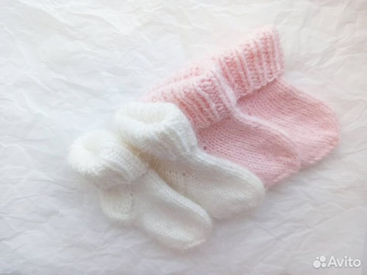Носочки детские вязаные
