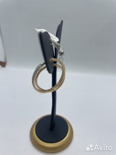 Золотые серьги Конго 585