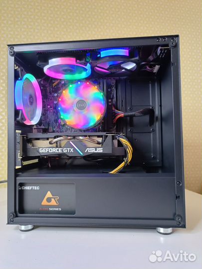 Мощный игровой пк Ryzen 2700/GTX 1660Ti/ddr4 16gb