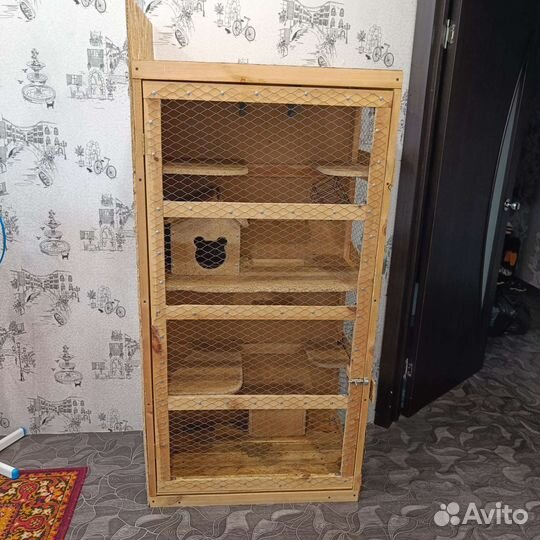 Большая клетка для шиншилл, дегу, белок