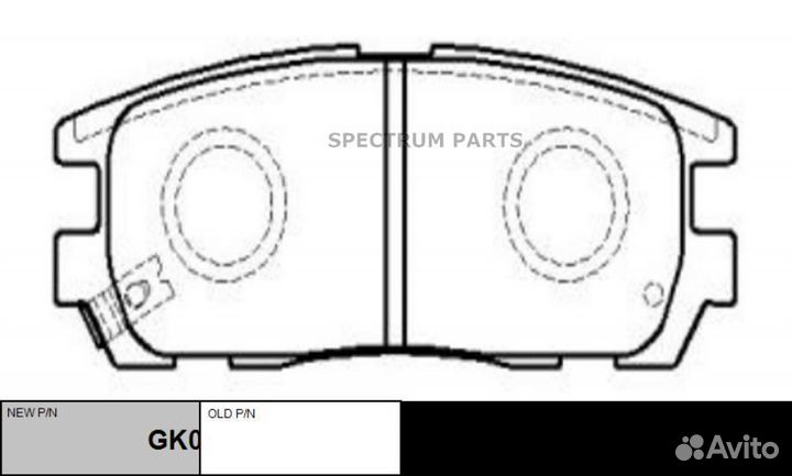 CTR GK0404 Колодки CTR GK0404 (ckis-2)